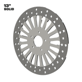 Straight Line 13" Solid Rotor in Polished