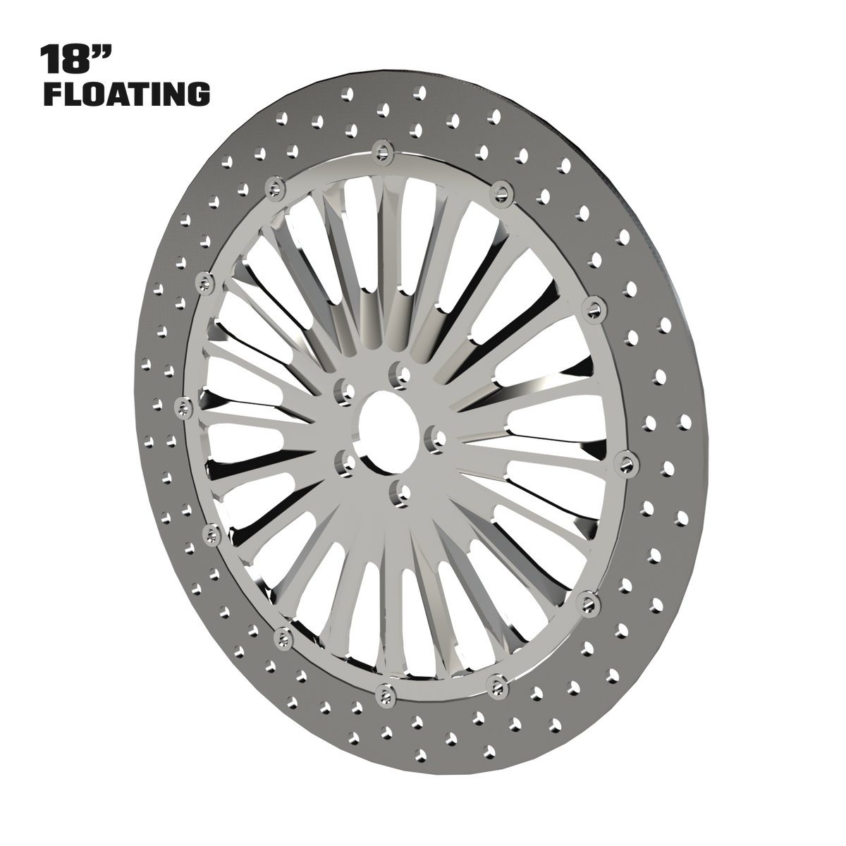 Straight Line 18" Floating Rotor in Polished