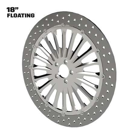 Straight Line 18" Floating Rotor in Polished