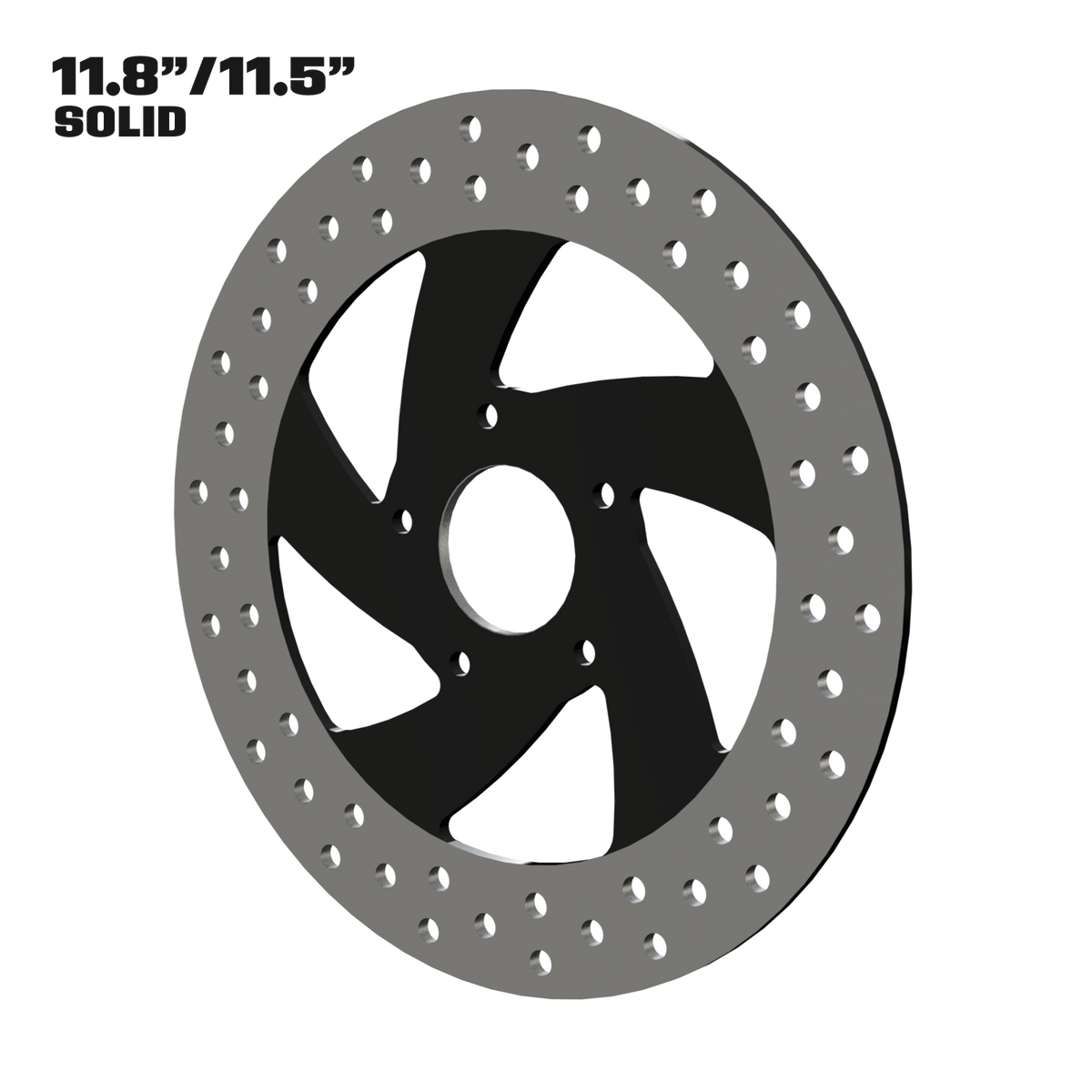 Super Sonic 11" solid rotor in black