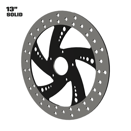 Super Sonic 13" solid rotor in black