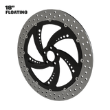 Super Sonic 18" floating rotor in black