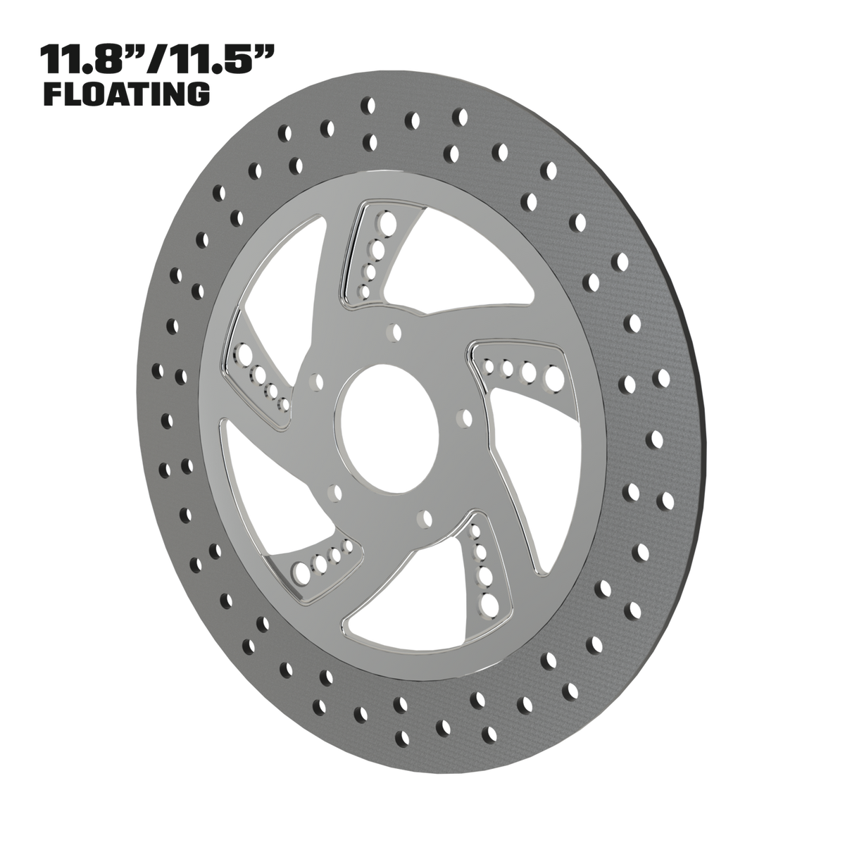 Super Sonic 11" floating rotor in polished
