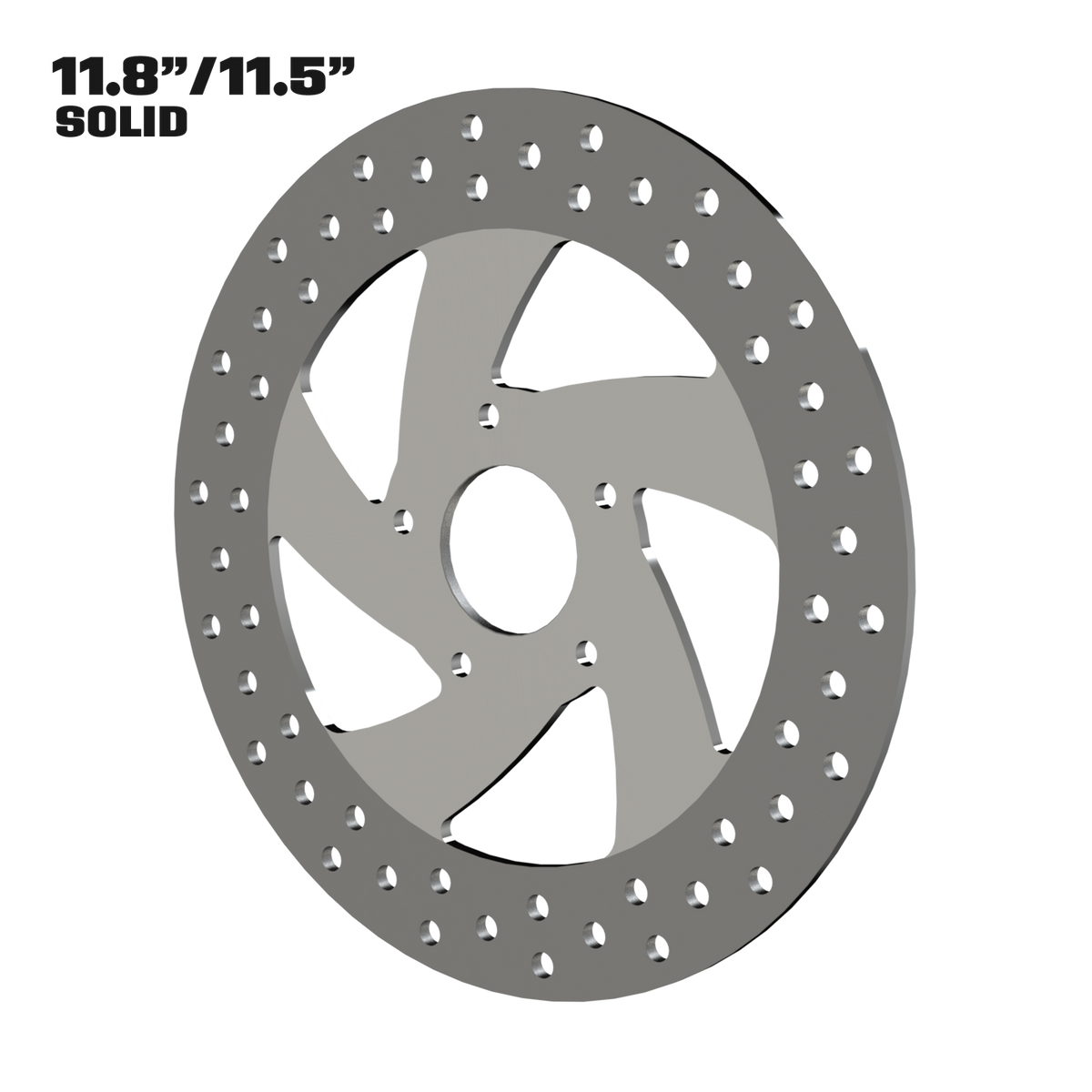 Super Sonic 11" solid rotor in polished