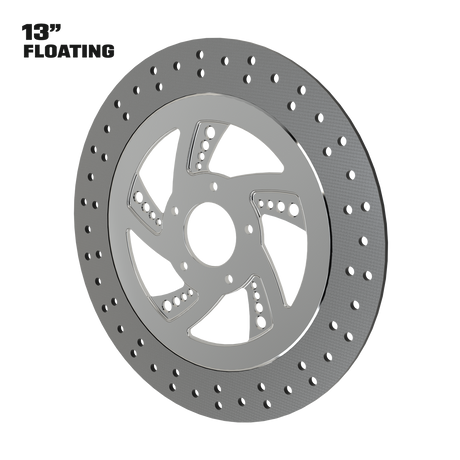 Super Sonic 13" floating rotor in polished