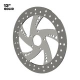 Super Sonic 13" solid rotor in polished