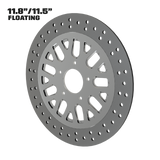 Super Street with Dimples 11" floating rotor in polished
