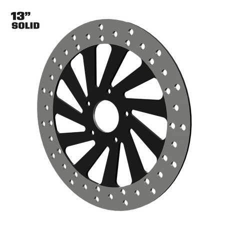 Switch Blade 13" solid rotor in black