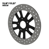 Syndicate 11" solid rotor in black