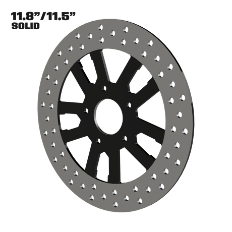 Syndicate 11" solid rotor in black