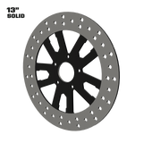 Syndicate 13" solid rotor in black
