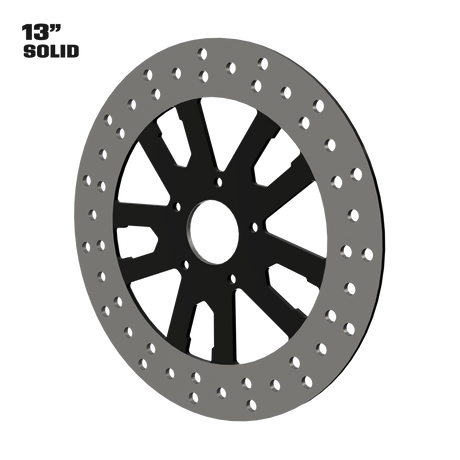 Syndicate 13" solid rotor in black
