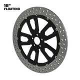 Syndicate 18" floating rotor in black
