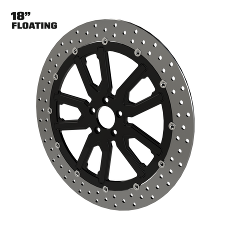 Syndicate 18" floating rotor in black