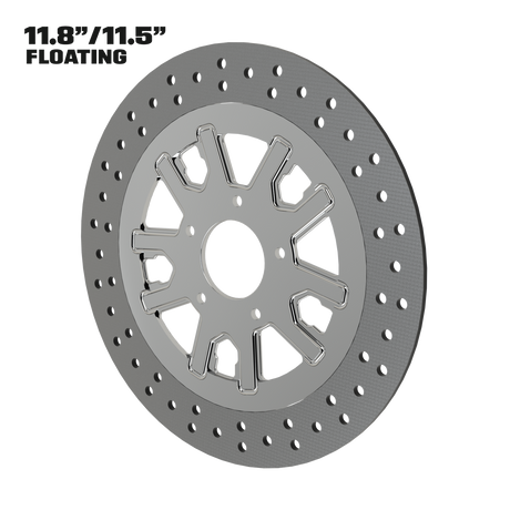 Syndicate 11" floating rotor in polished