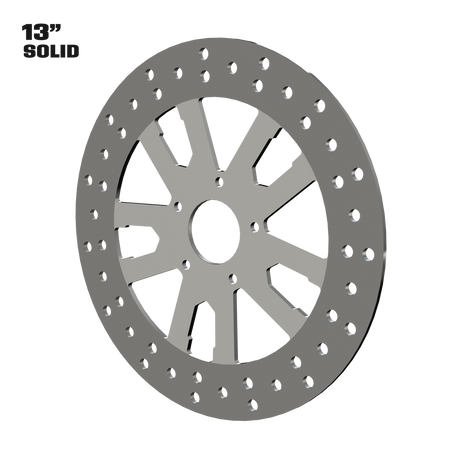 Syndicate 13" solid rotor in polished