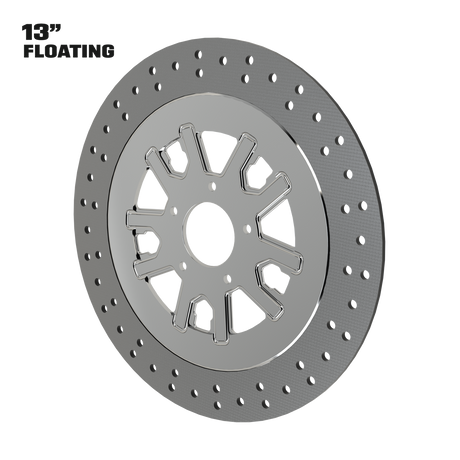 Syndicate 13" floating rotor in polished