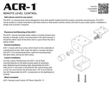 AudioControl ACR-1 Dash Remote