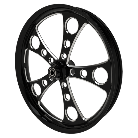 Simply Sinister Harley Touring Black Double Cut Wheels