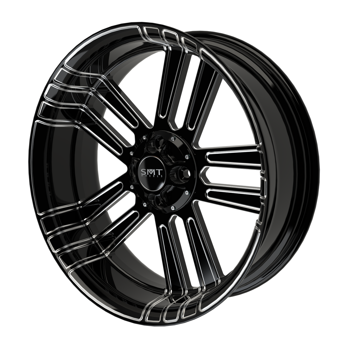 Sinful Harley Trike Black Double Cut Wheels