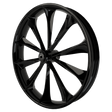 Spartus 3D Harley Black Wheels