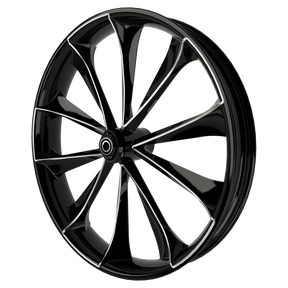Spartus 3D Harley Black Double Cut Wheels