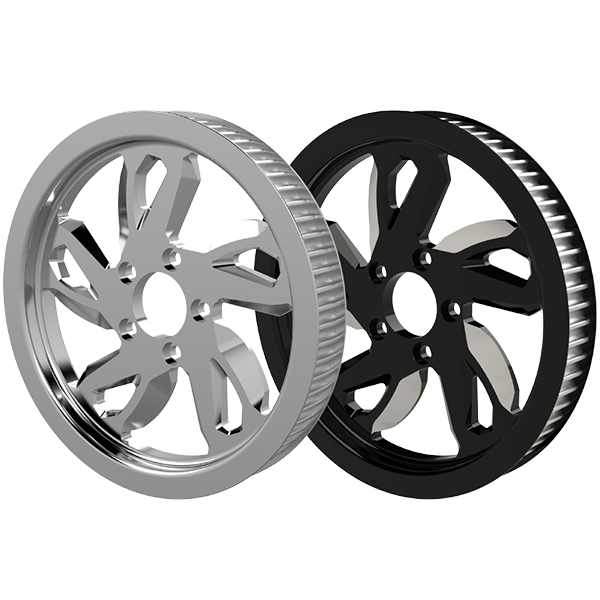 Speed matching pulley