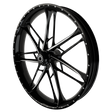 Gran Sport 3D Harley Black Double Cut Wheels