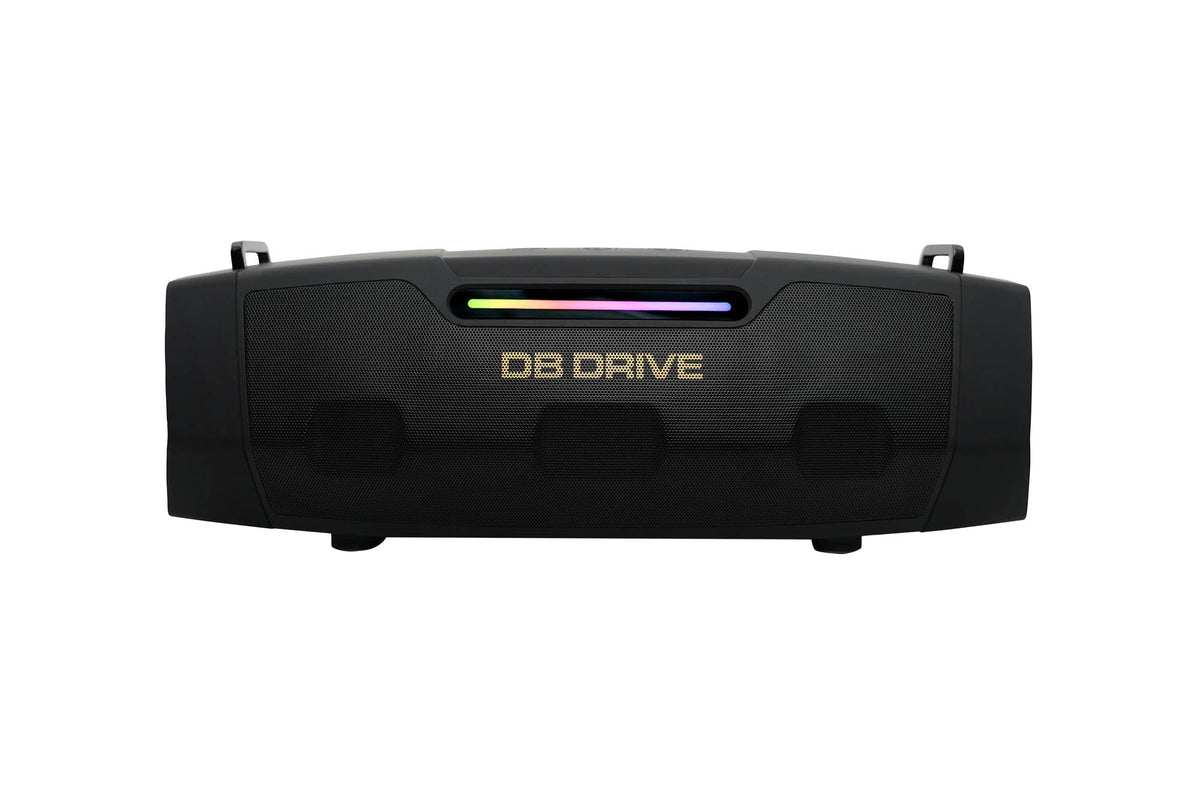 DB Drive T-STAGE100 : 60W BT KARAOKE IPX4 OUTDOOR SPEAKER WITH BASS BOOST RADIATOR/FM/TF CARD/MIC