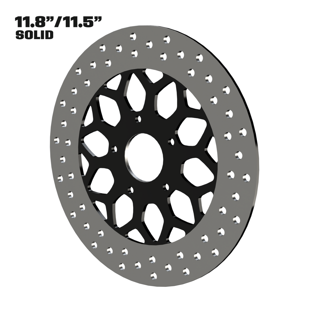 Torque 11" Solid Rotor in Black