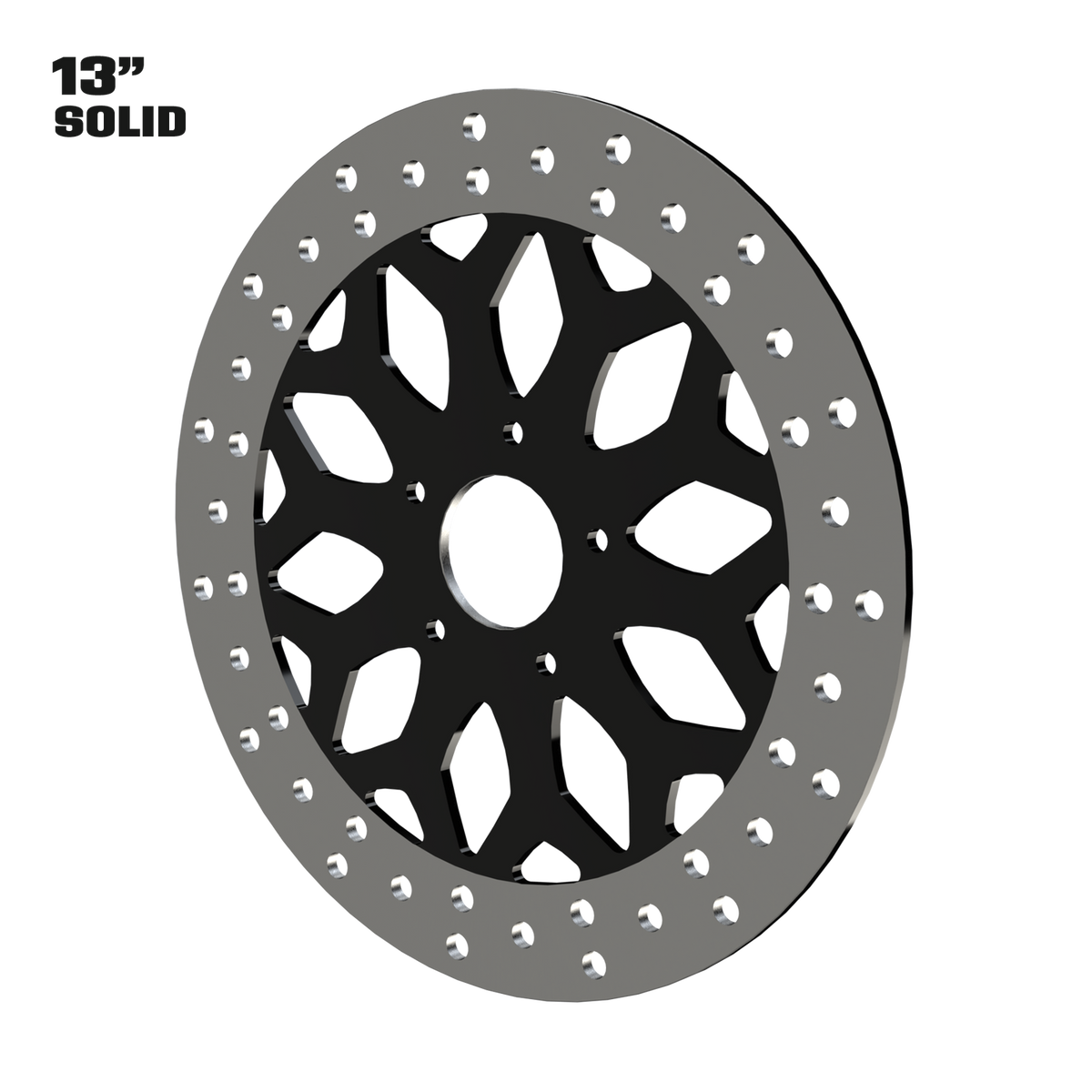 Torque 13" Solid Rotor in Black