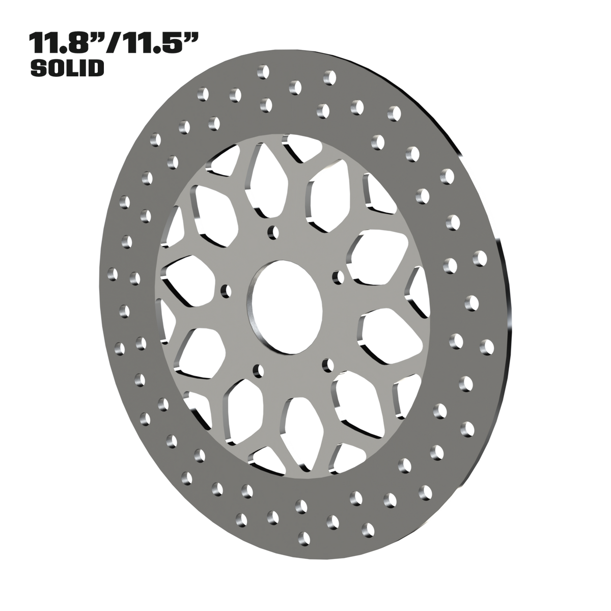 Torque 11" Solid Rotor in Polished