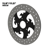 Tribal 11" solid rotor in black