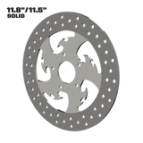 Tribal 11" solid rotor in polished