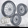 21x3.25"/18x7" Harley-Davidson G3 Chrome Trike Kit