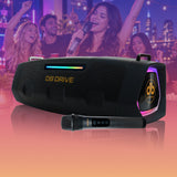 DB Drive T-STAGE100 : 60W BT KARAOKE IPX4 OUTDOOR SPEAKER WITH BASS BOOST RADIATOR/FM/TF CARD/MIC