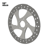 Twisted Steel 13" solid rotor in polished