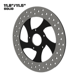 Twisted Steel 11" solid rotor in black