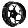 Technik Harley Trike Black Double Cut Wheels