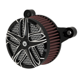Tesler air cleaner in black double cut