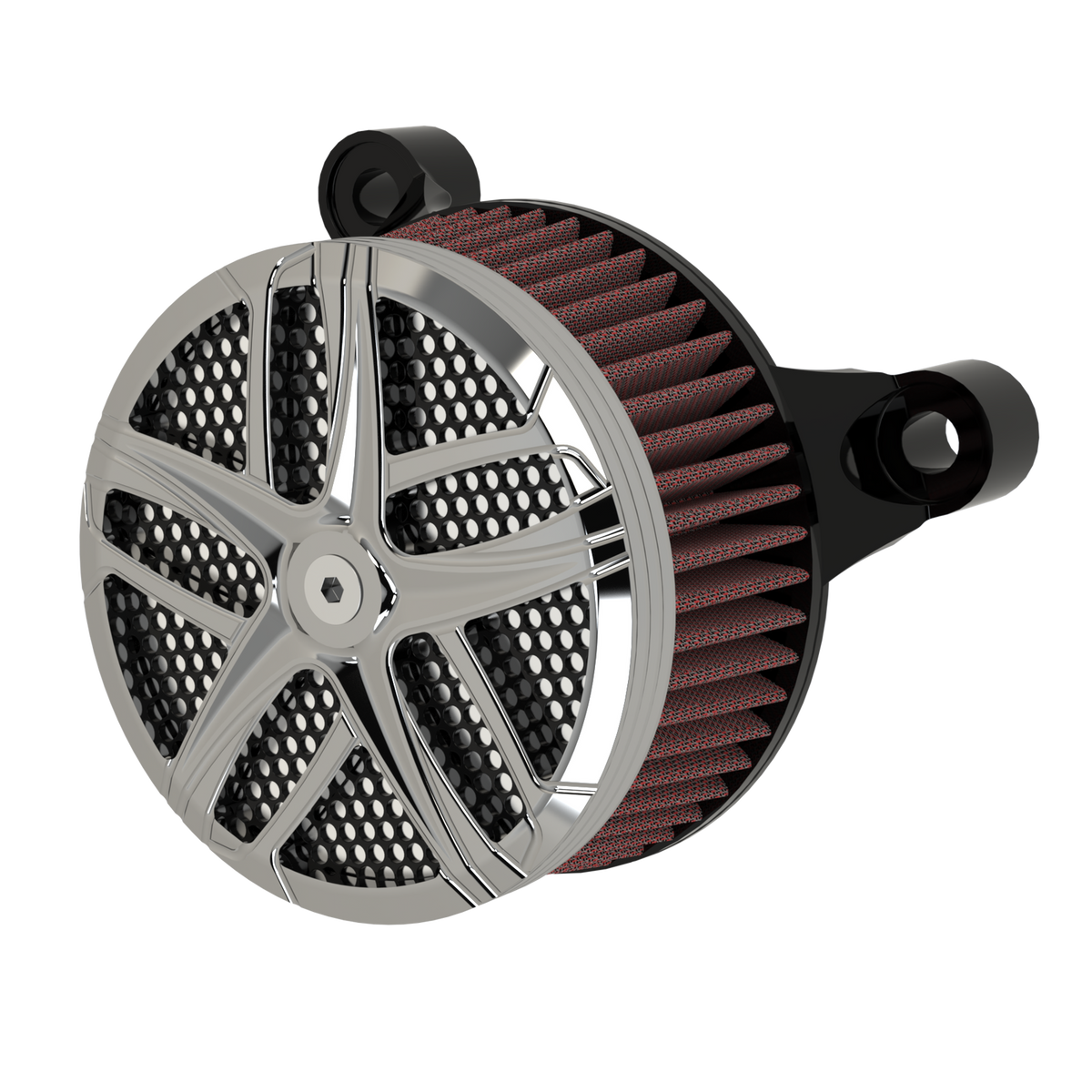 Tesler air cleaner in chrome