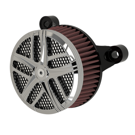 Tesler air cleaner in chrome