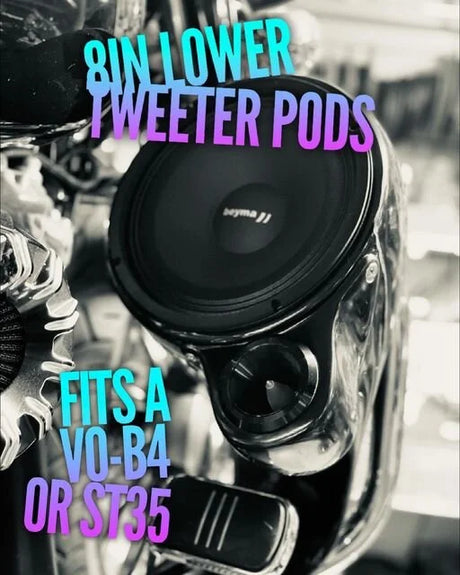 Voodoo Lower Fairing Tweeter Pods