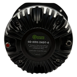 SoundQubed SQ-HDX-2HDT-8 6" Aluminum Short Horn Diffuser and 2" Titanium 2" Driver with Compression Ring