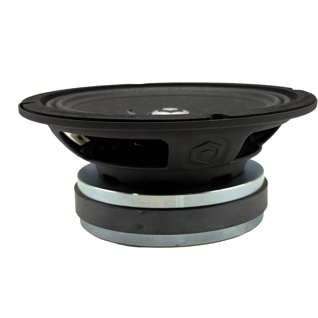 SoundQubed 6.5" HDS Series Midbass with Water Resistant Dome Cap - 1.5" 4 ohm Voice Coil 150w/300w Frequency Response 80Hz - 6KHz