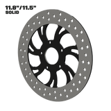 V Arm 11" solid rotor in black