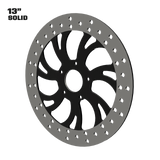 V Arm 13" solid rotor in black
