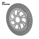 V Arm 13" floating rotor in polished