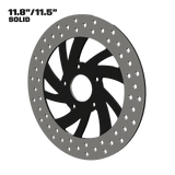 Villas 11" solid rotor in black
