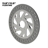 Villas 11" floating rotor in polished